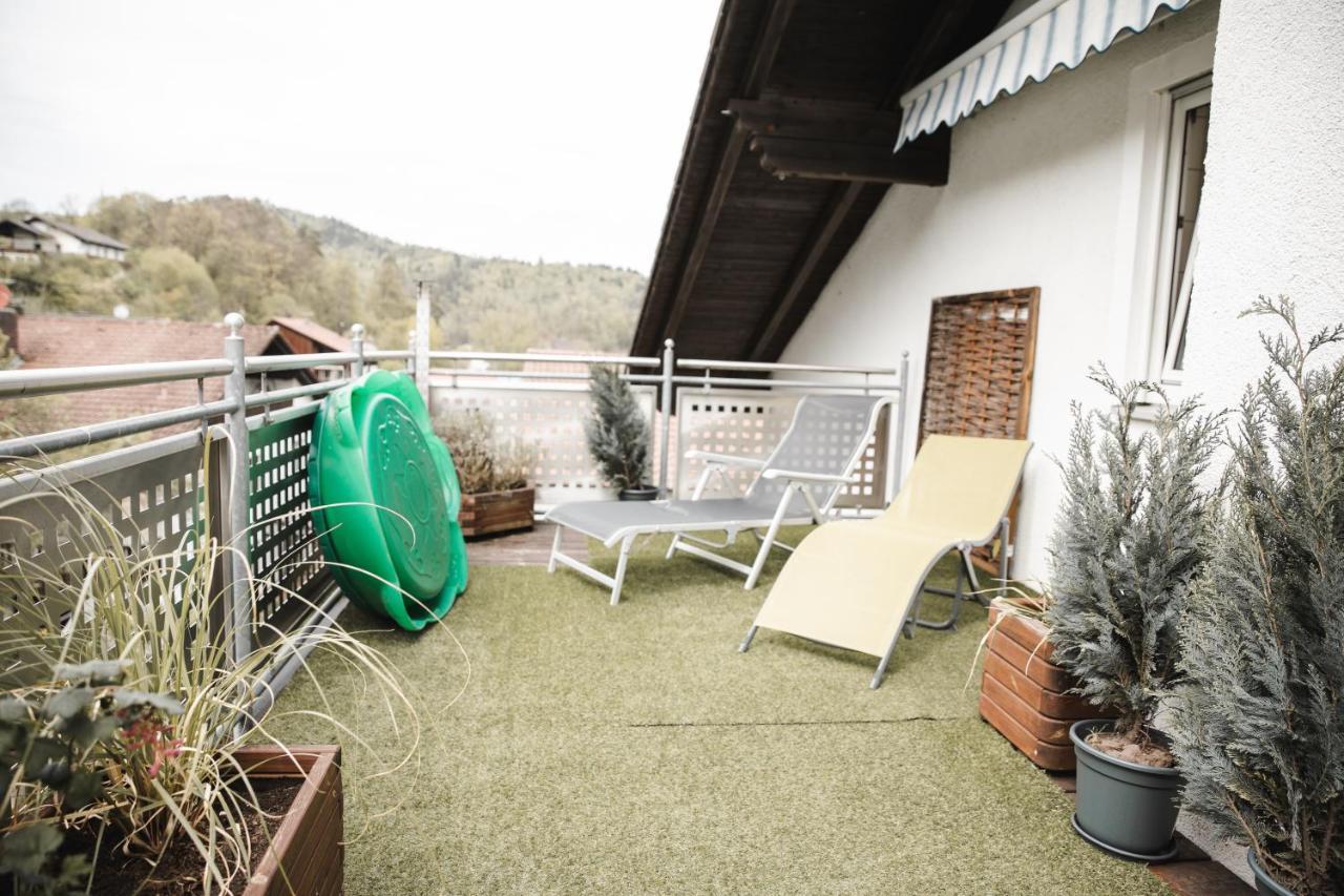 Modernes Apartment Mit Top Ausstattung Und Kamin Im Oberpfaelzer Seenland Nittenau Bagian luar foto