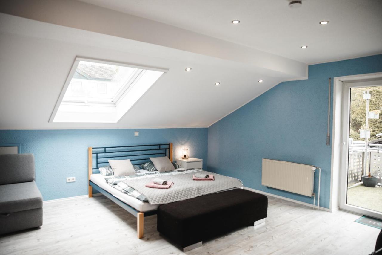 Modernes Apartment Mit Top Ausstattung Und Kamin Im Oberpfaelzer Seenland Nittenau Bagian luar foto